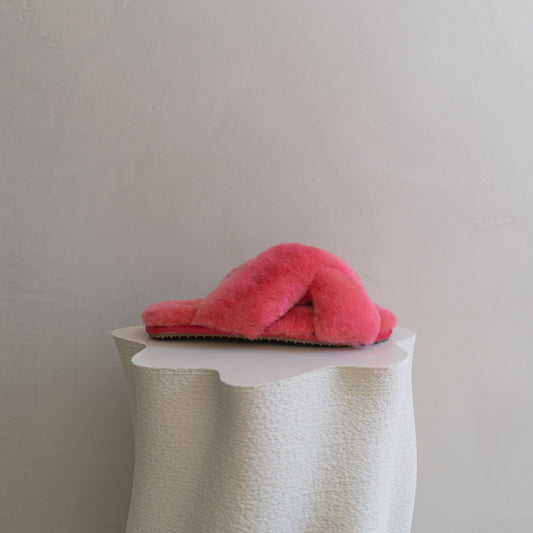 Cloud Slippers 100% Sheepskin - Sugar Pink