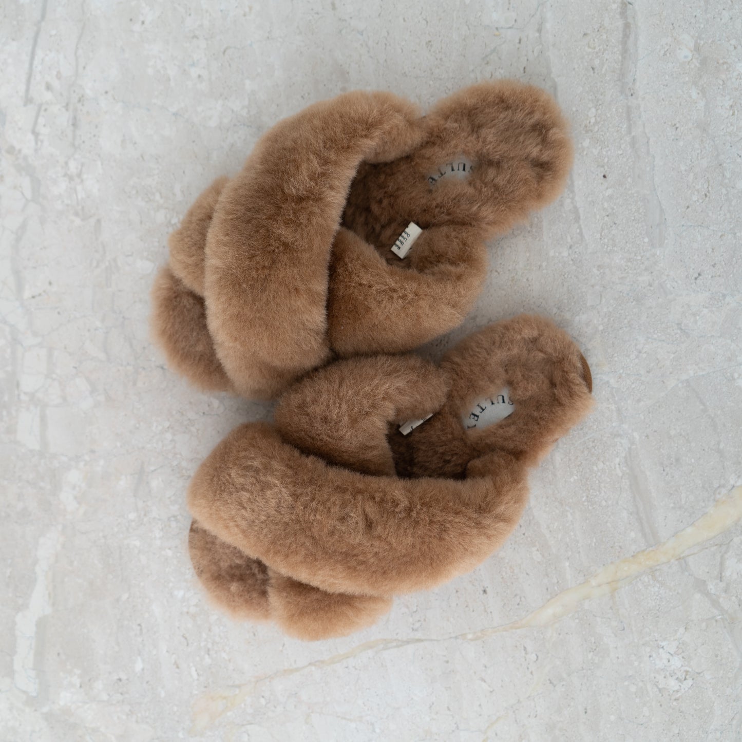 Cloud Slippers 100% Sheepskin - Caramel