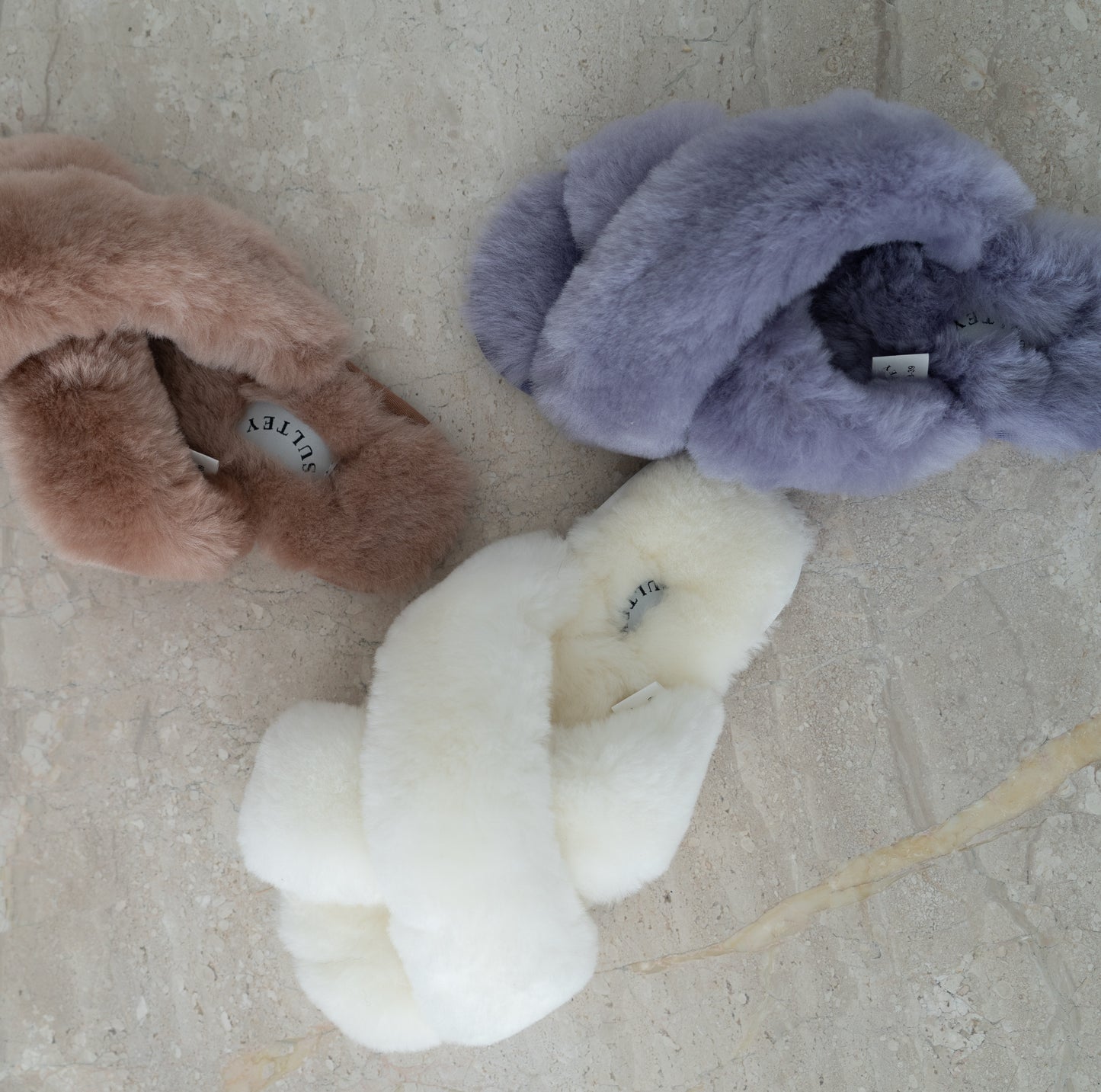 Cloud Slippers 100% Sheepskin - Lilac