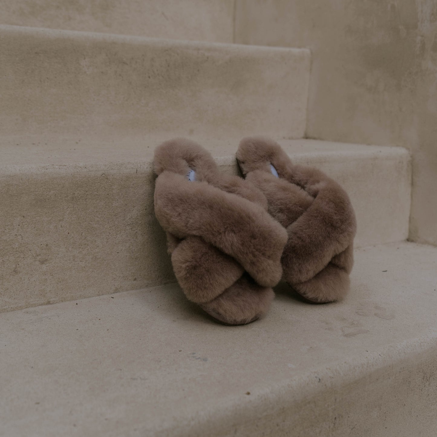 Cloud Slippers 100% Sheepskin - Latte