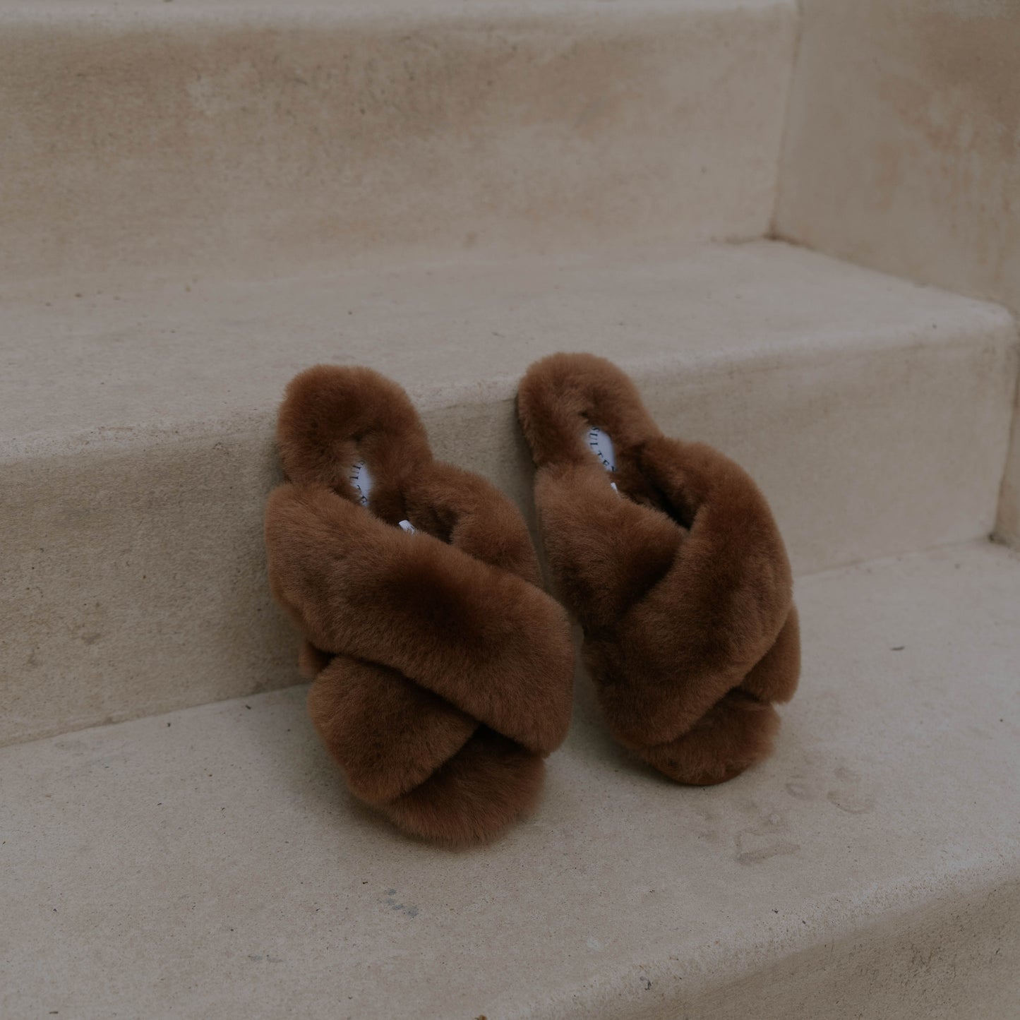 Cloud Slippers 100% Sheepskin - Caramel